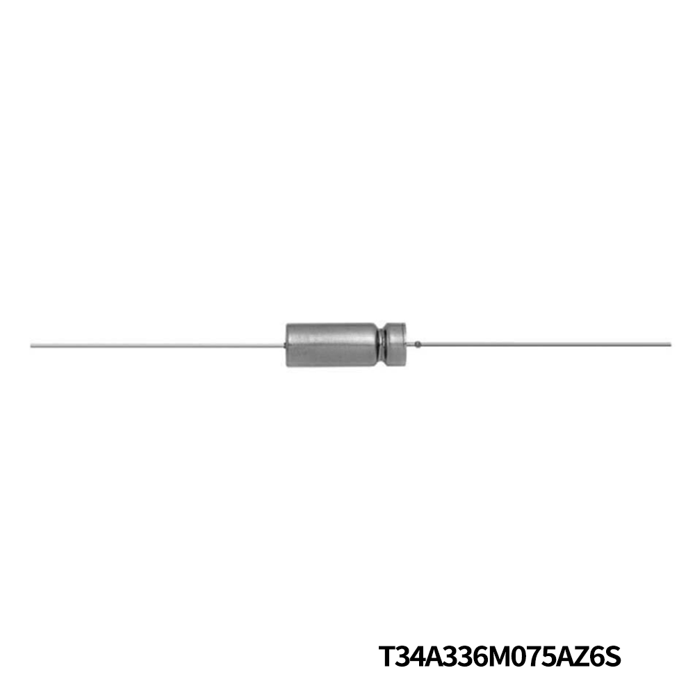 T34A336M075AZ6S Vishay / Sprague Tantalum Capacitors - Wet 33uF 20% 75V 