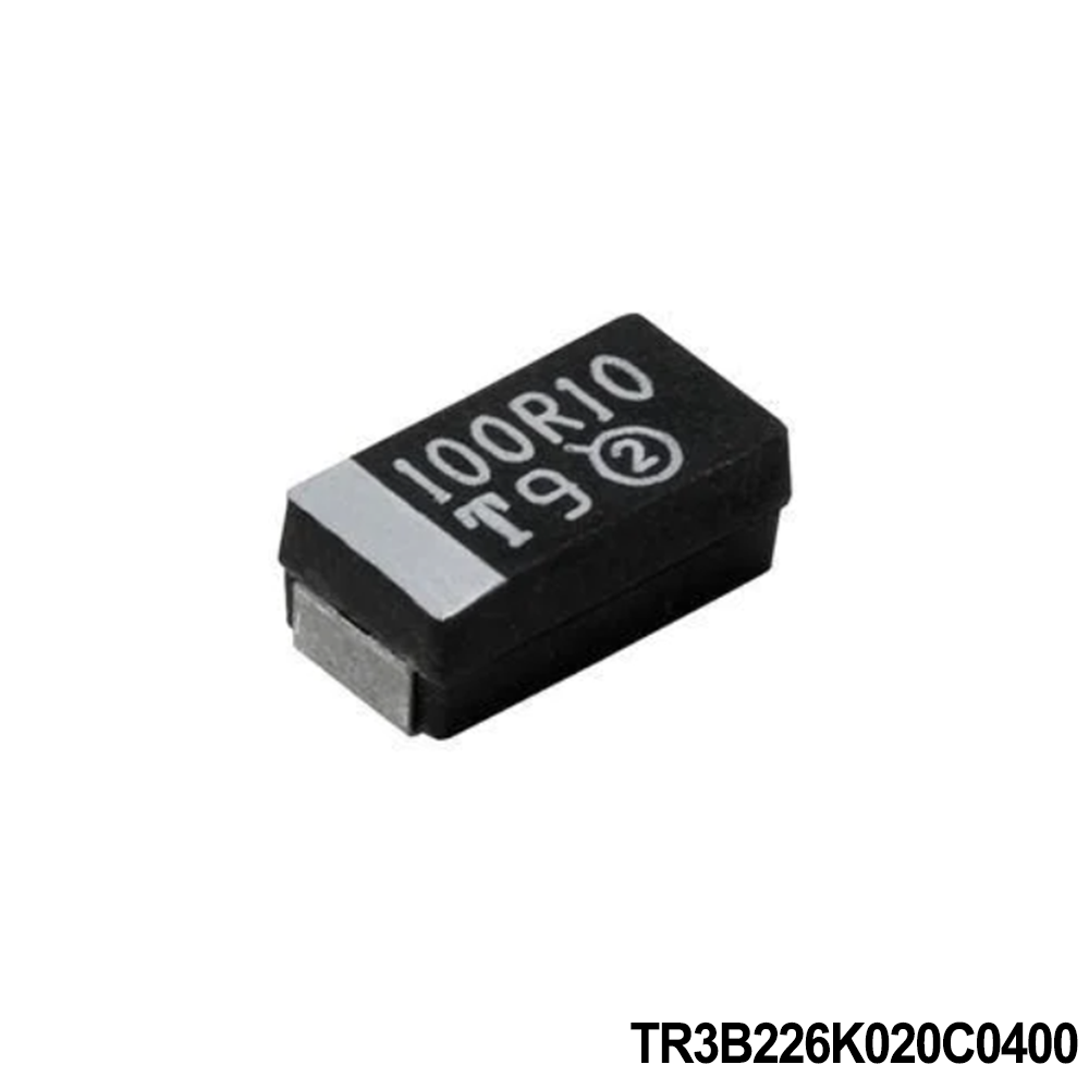 TR3B226K020C0400 Vishay / Sprague Tantalum Capacitors - Solid SMD 22uF 20volts 10%