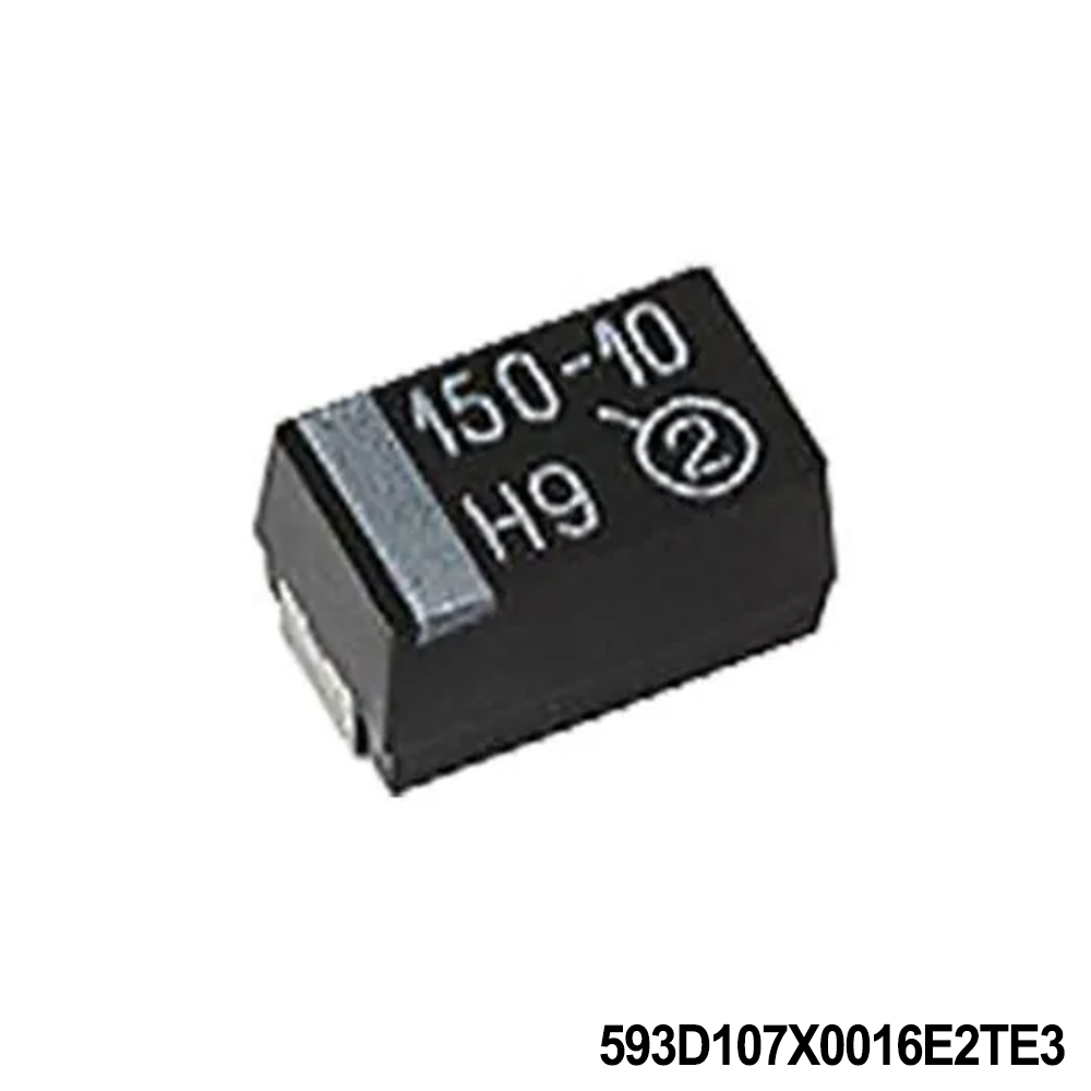 593D107X0016E2TE3 Vishay / Sprague Tantalum Capacitors - Solid SMD 100uF 16volt 20%