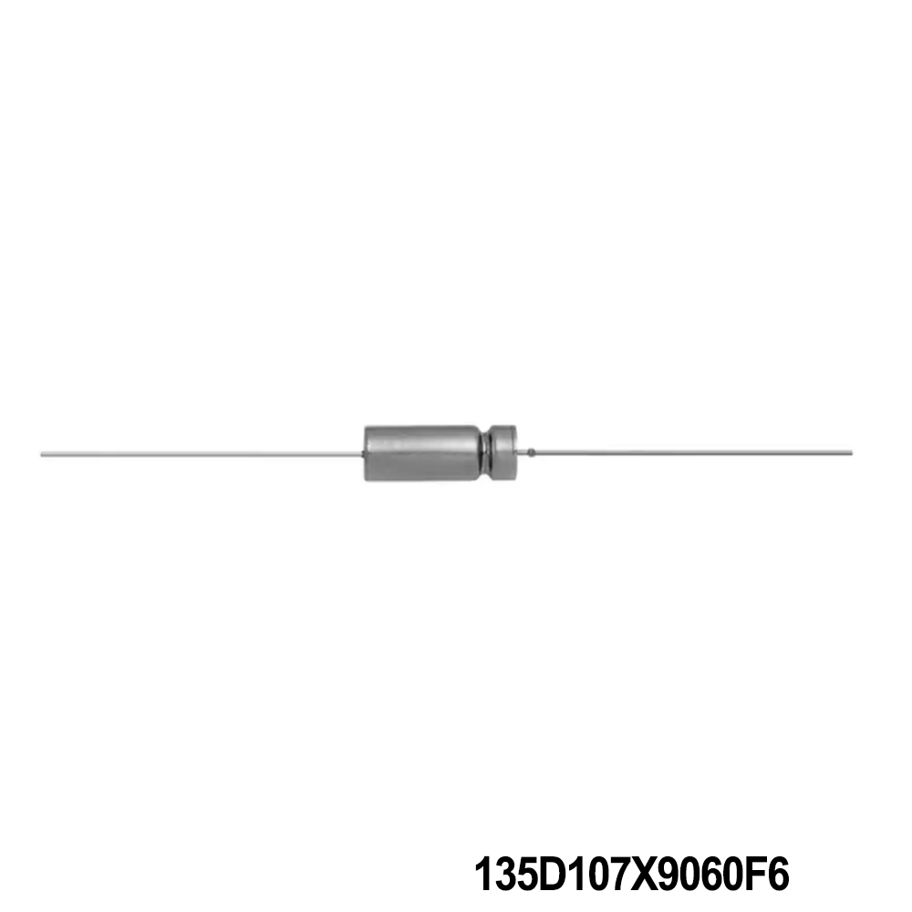 135D107X9060F6 Vishay Tantalum Capacitors - Wet 60volts 100uF 10% 