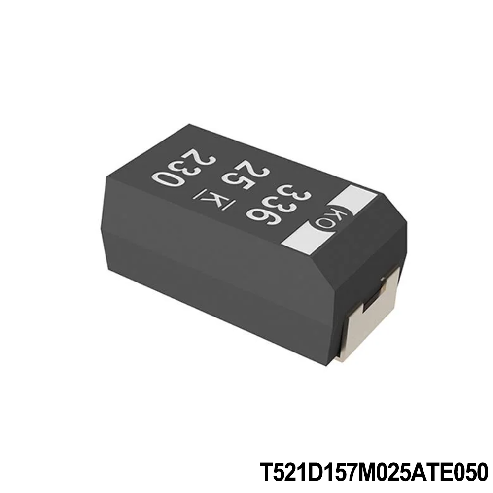 T521D157M025ATE050 KEMET Tantalum Capacitors - Polymer 25V 150uF 20% 