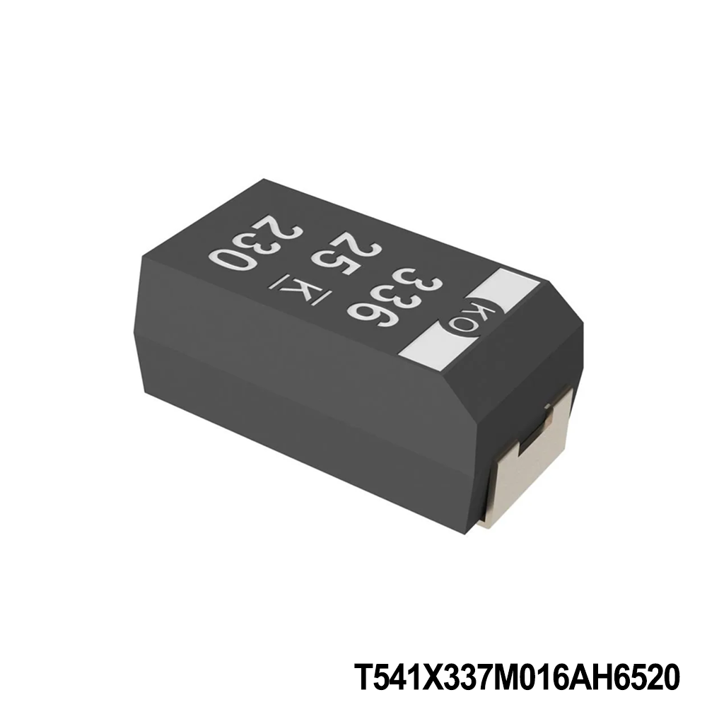 T541X337M016AH6520 KEMET Tantalum Capacitors - Polymer 16V 330uF 2917
