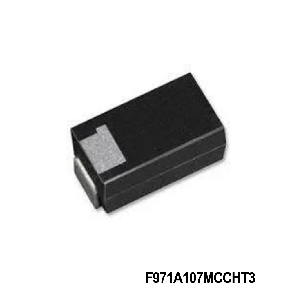 F971A107MCCHT3 KYOCERA AVX Tantalum Capacitors - Solid SMD 10V 100uF 2312 20%