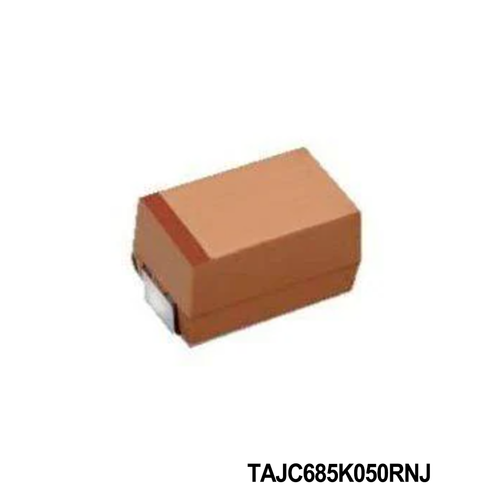 TAJC685K050RNJ KYOCERA AVX Tantalum Capacitors - Solid SMD 50V 6.8uF 10%