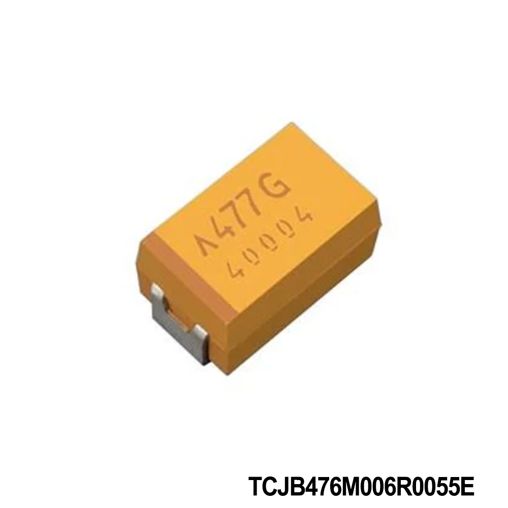 TCJB476M006R0055E KYOCERA AVX Tantalum Capacitors - Polymer 6.3V 47uF 20% 1210