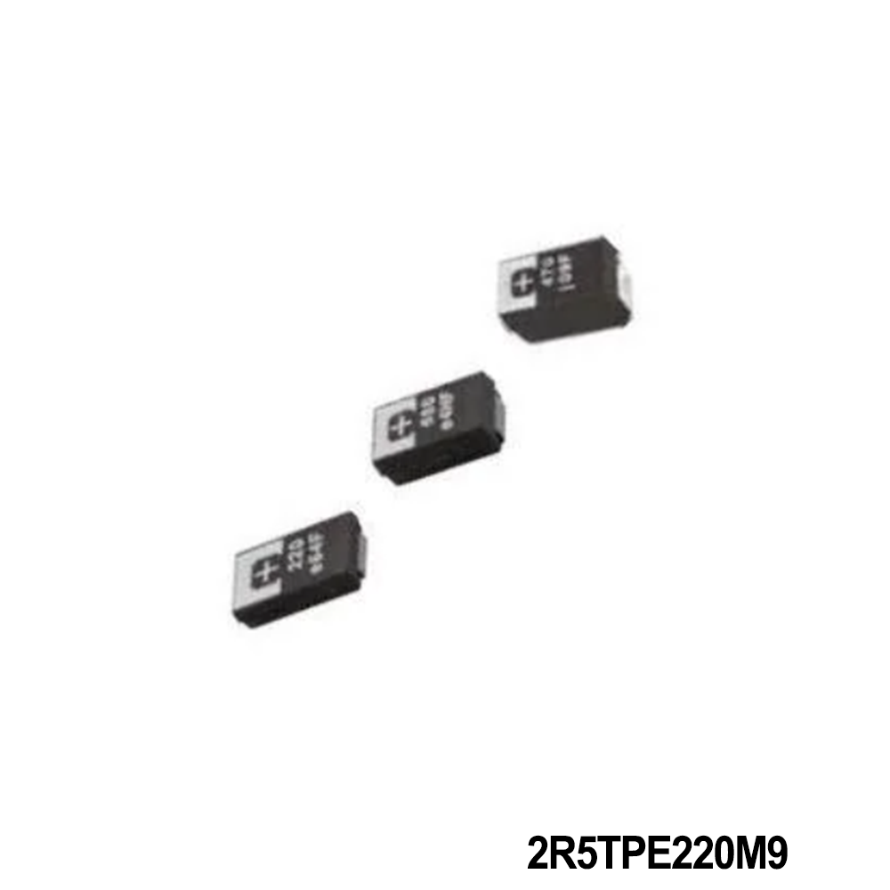 2R5TPE220M9 Panasonic Industry Tantalum Capacitors - Polymer 2.5volts 220uF 