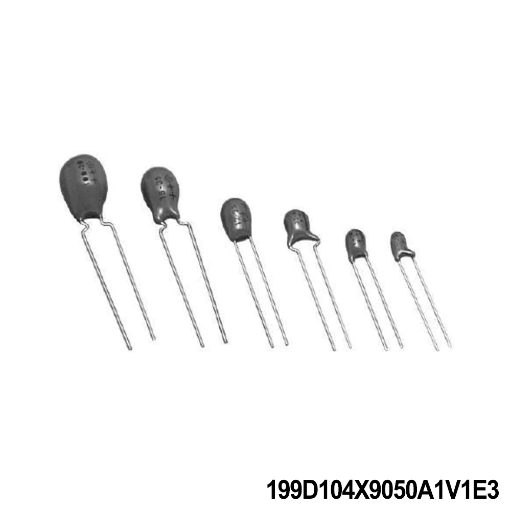 199D104X9050A1V1E3 Vishay / Sprague Tantalum Capacitors - Solid Leaded 0.1uF 50volts 10%