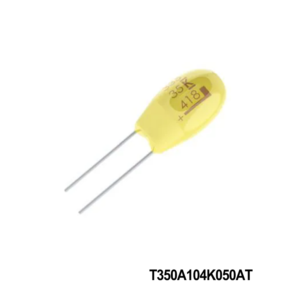 T350A104K050AT KEMET Tantalum Capacitors - Solid Leaded 50volts .1uF 10%