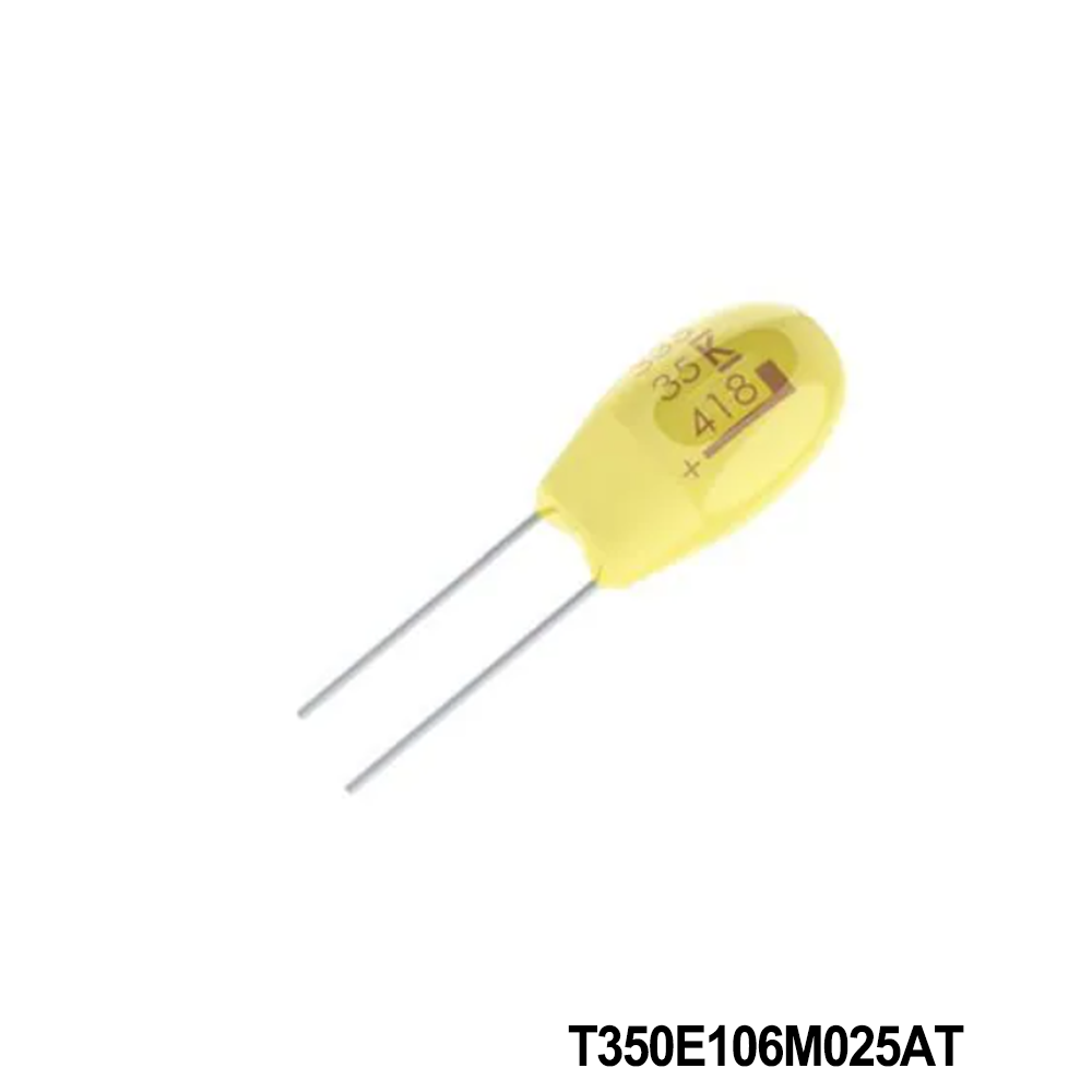 T350E106M025AT KEMET Tantalum Capacitors - Solid Leaded 25volts 10uF 20%