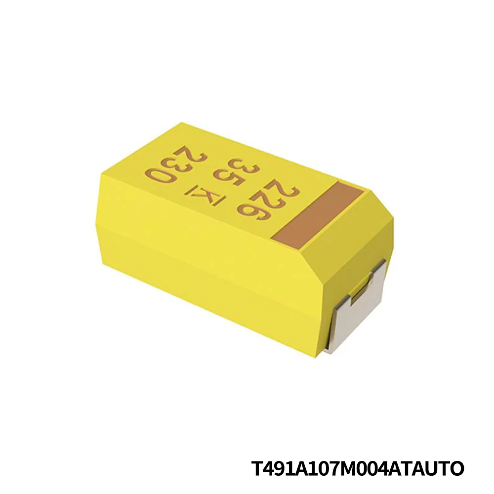 T491A107M004ATAUTO KEMET Tantalum Capacitors - Solid SMD 4V 100uF