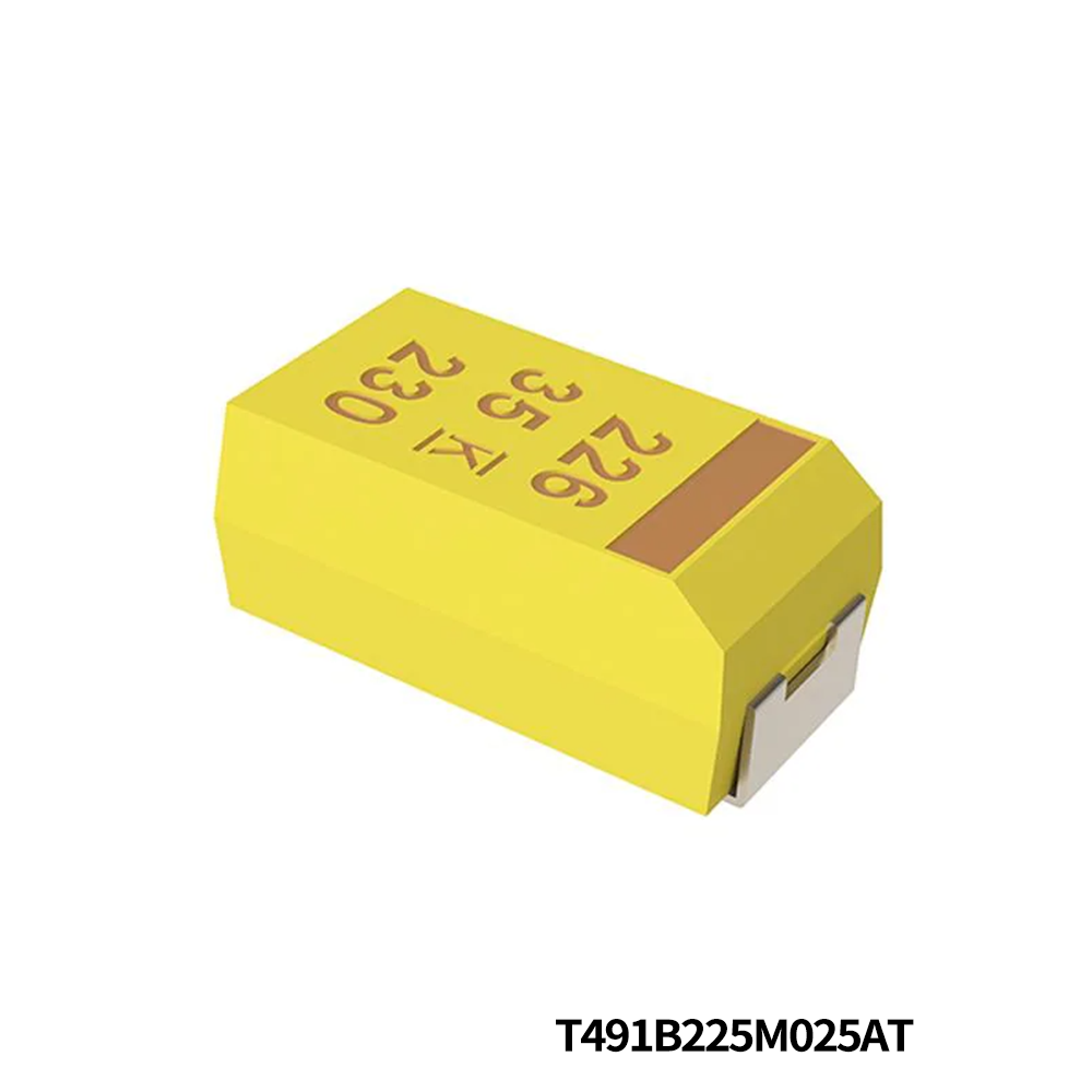 T491B225M025AT KEMET Tantalum Capacitors - Solid SMD 25V 2.2uF