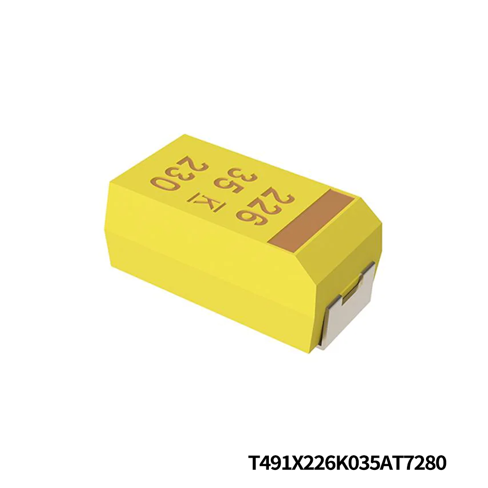 T491X226K035AT7280 KEMET Tantalum Capacitors - Solid SMD 35V 22uF