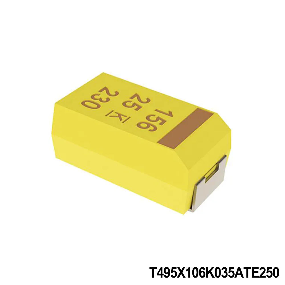 T495X106K035ATE250 KEMET Tantalum Capacitors - Solid SMD 35V 10uF