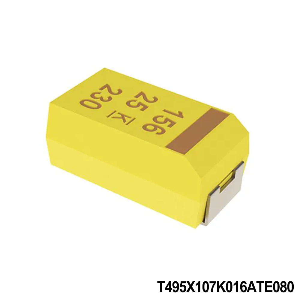 T495X107K016ATE080 KEMET Tantalum Capacitors - Solid SMD 16V 100uF