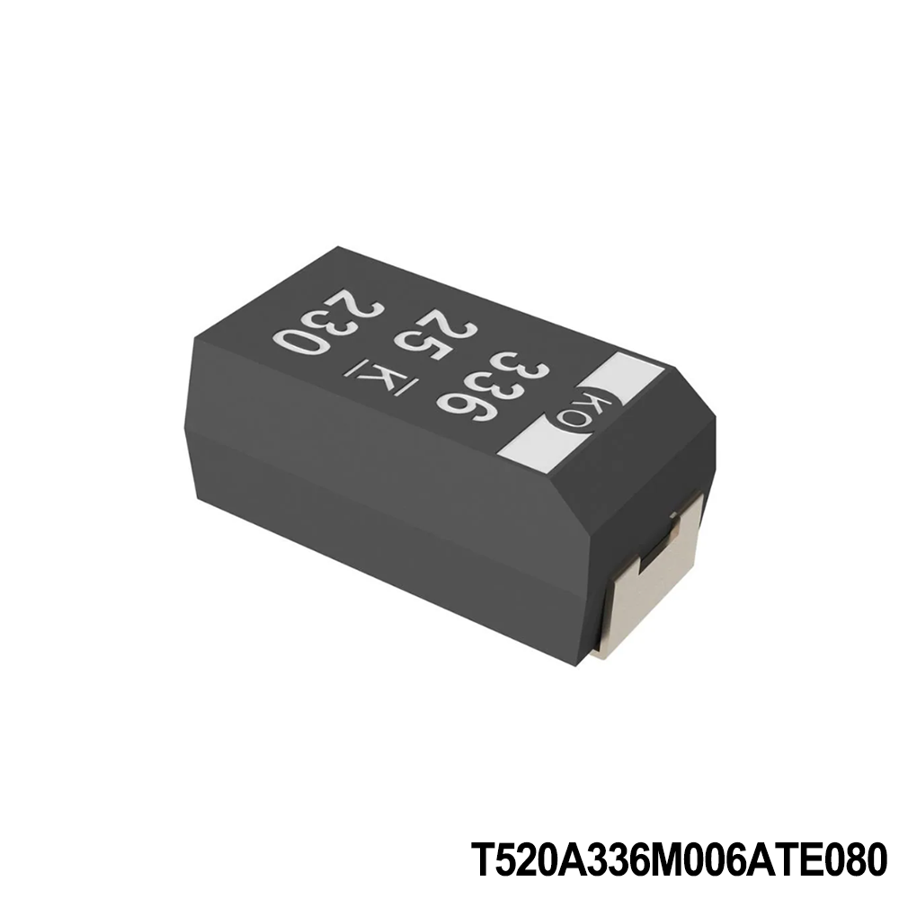 T520A336M006ATE080 KEMET Tantalum Capacitors - Polymer 6.3V 33uF