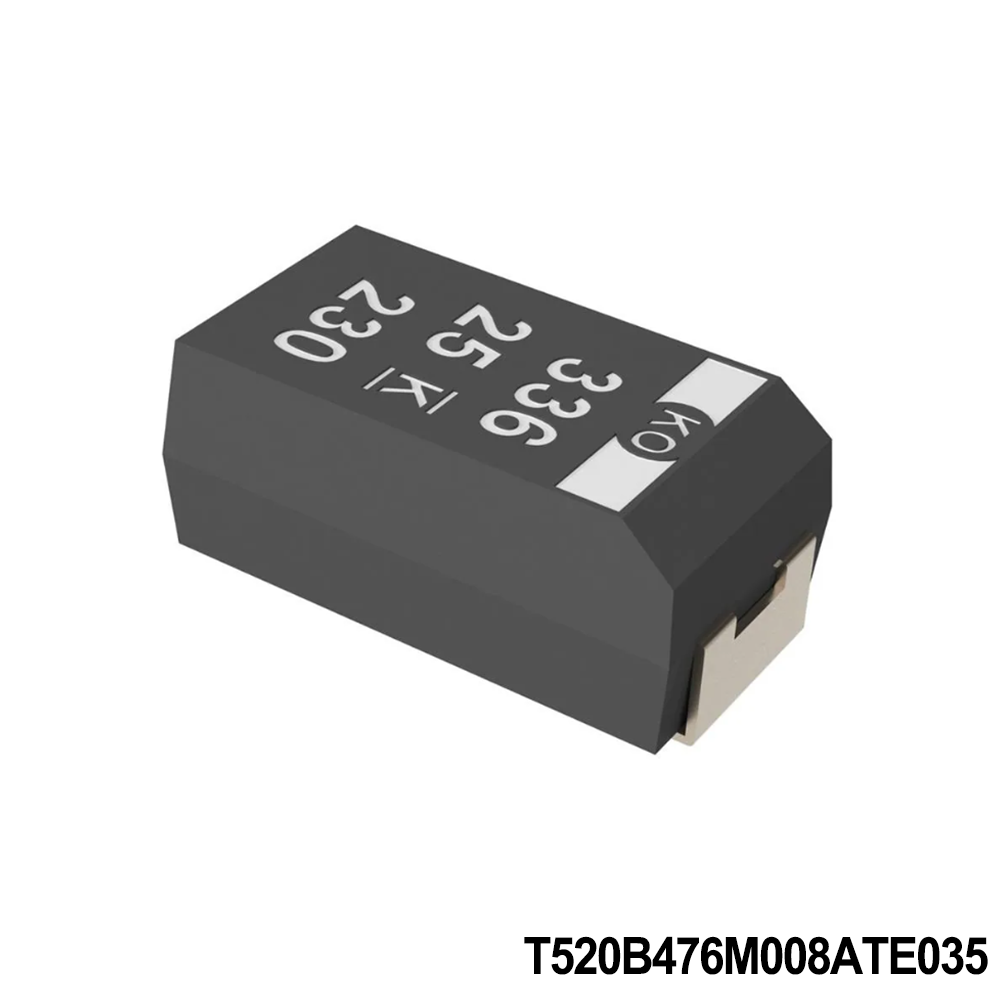 T520B476M008ATE035 KEMET Tantalum Capacitors - Polymer 8V 47uF
