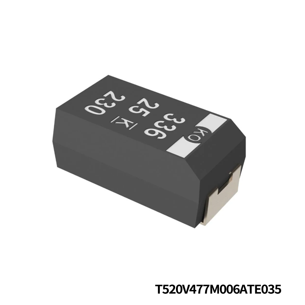T520V477M006ATE035 KEMET Tantalum Capacitors - Polymer 6.3V 470uF