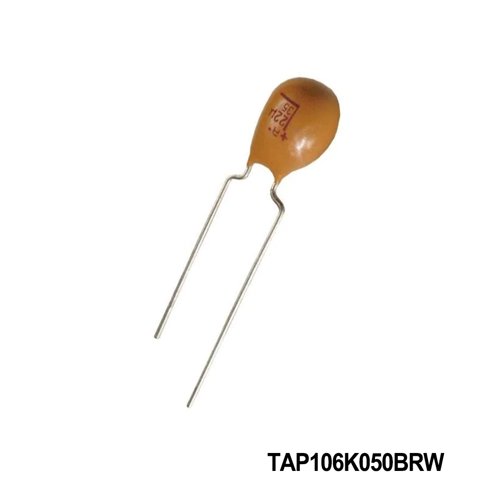 TAP106K050BRW KYOCERA AVX Tantalum Capacitors - Solid Leaded 50V 10uF 