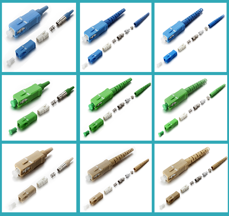 SC Fiber Optic Connector Parts