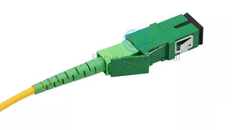 SC APC Simplex fiber optic adapter