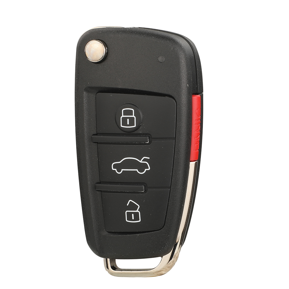 4 button flip key Remote ID48 Chip 8P0837220G 8P0837220E 315MHz for Audi A3 TT S3 2007-2010