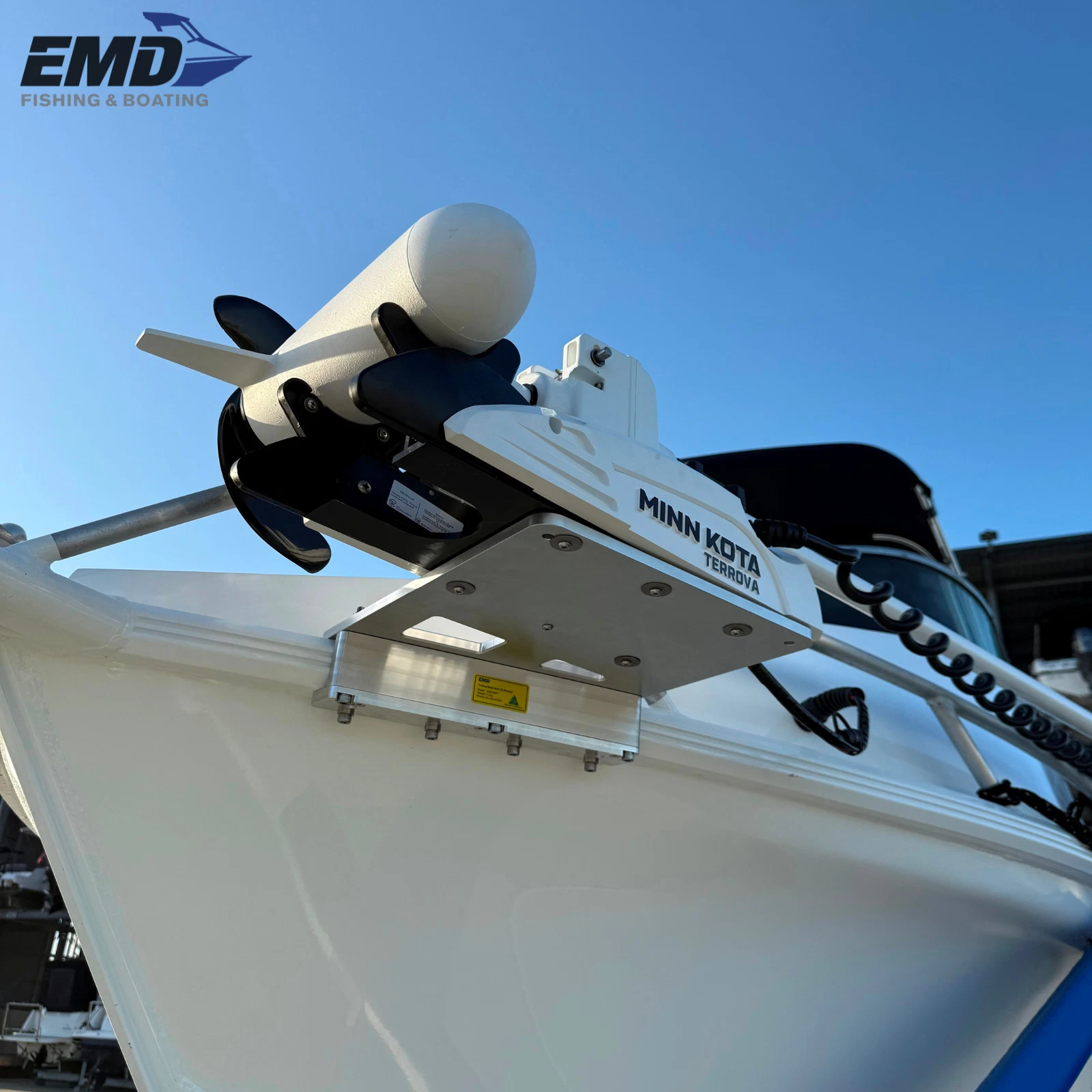 BIG SALE-EMD bolt-on trolling motor bracket/plate + Drilling Jig Kit