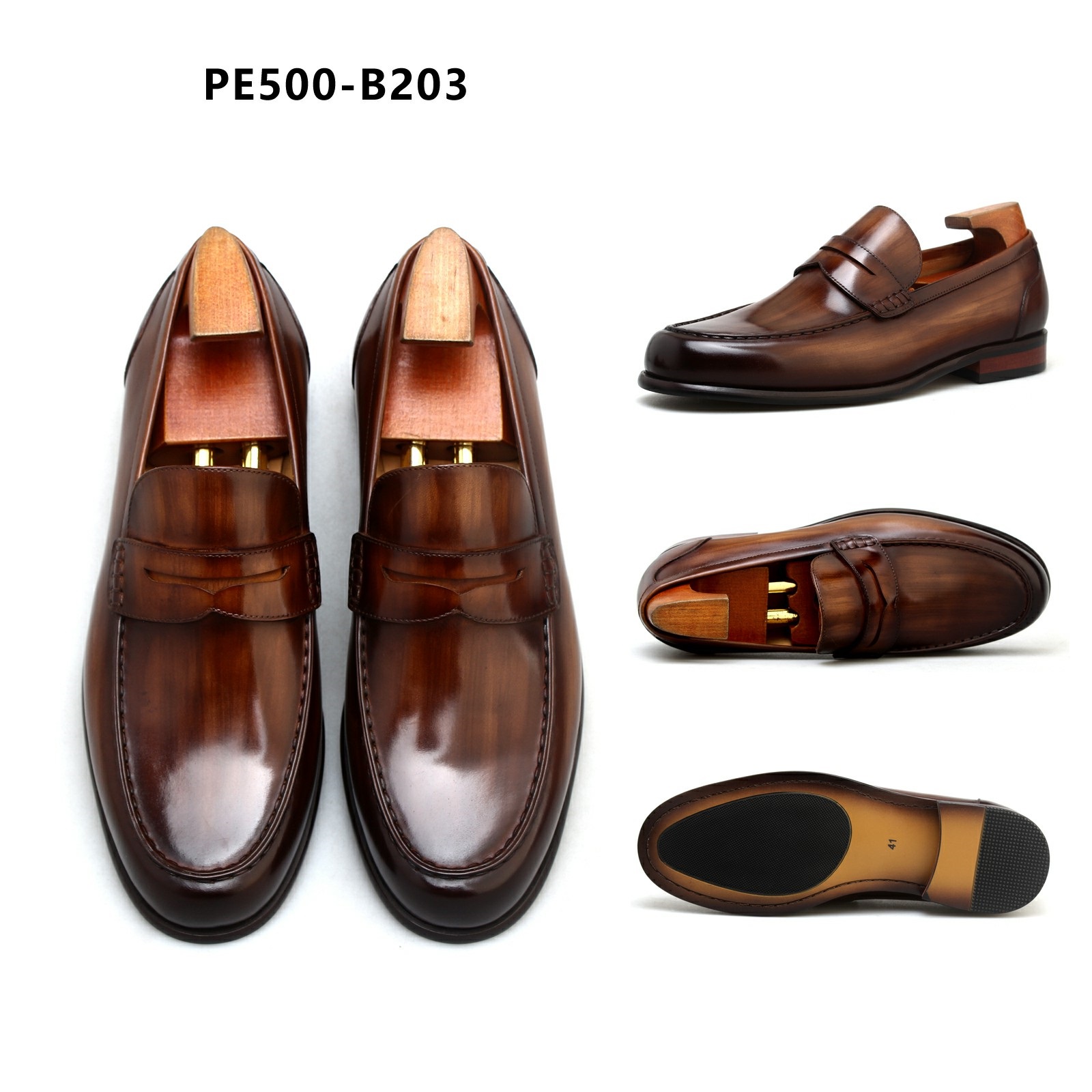 Men's Loafers Casual Leather Shoes PE500-B203