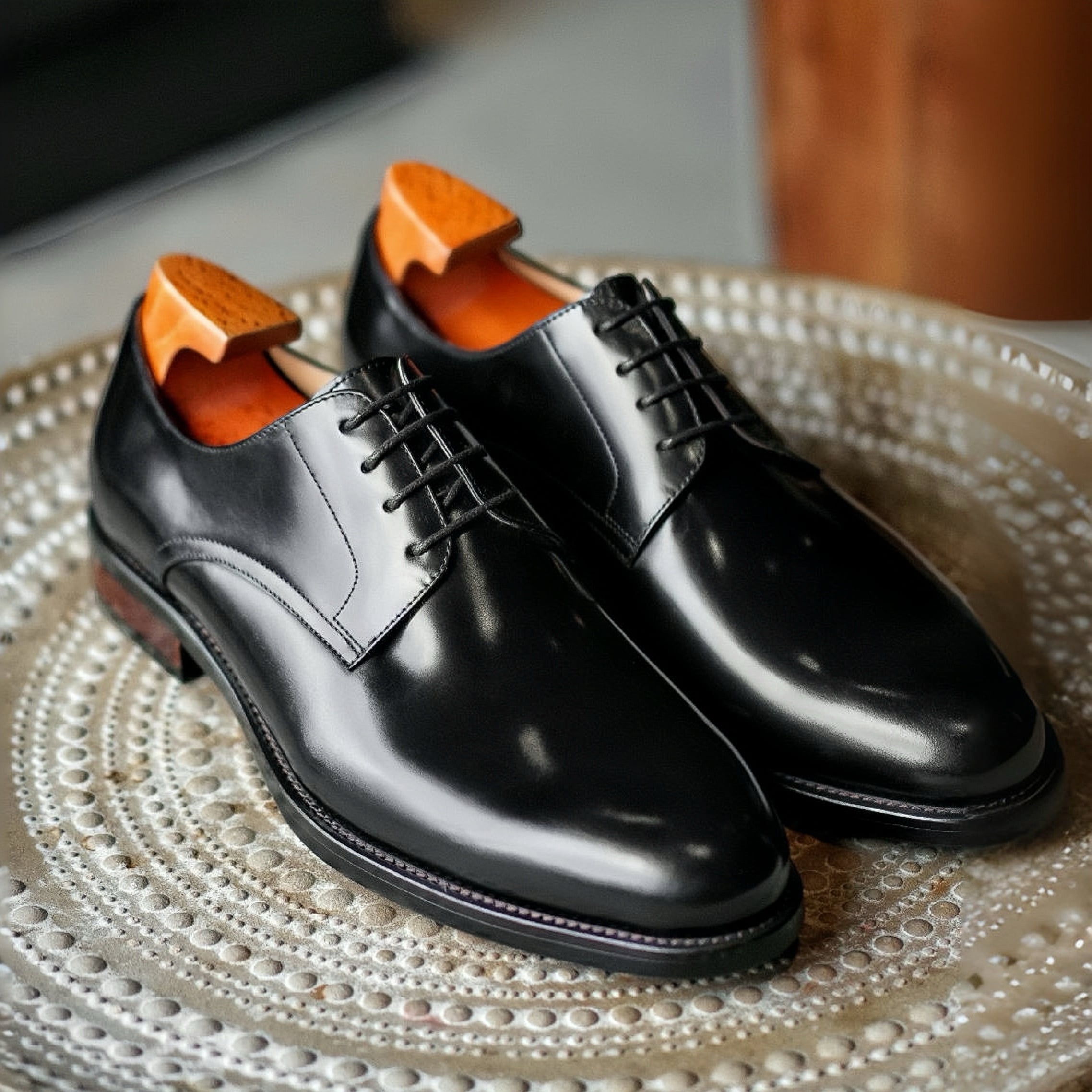 PAKERBONT Premium Leather Men's Genuine Derby Shoes PE926-B503