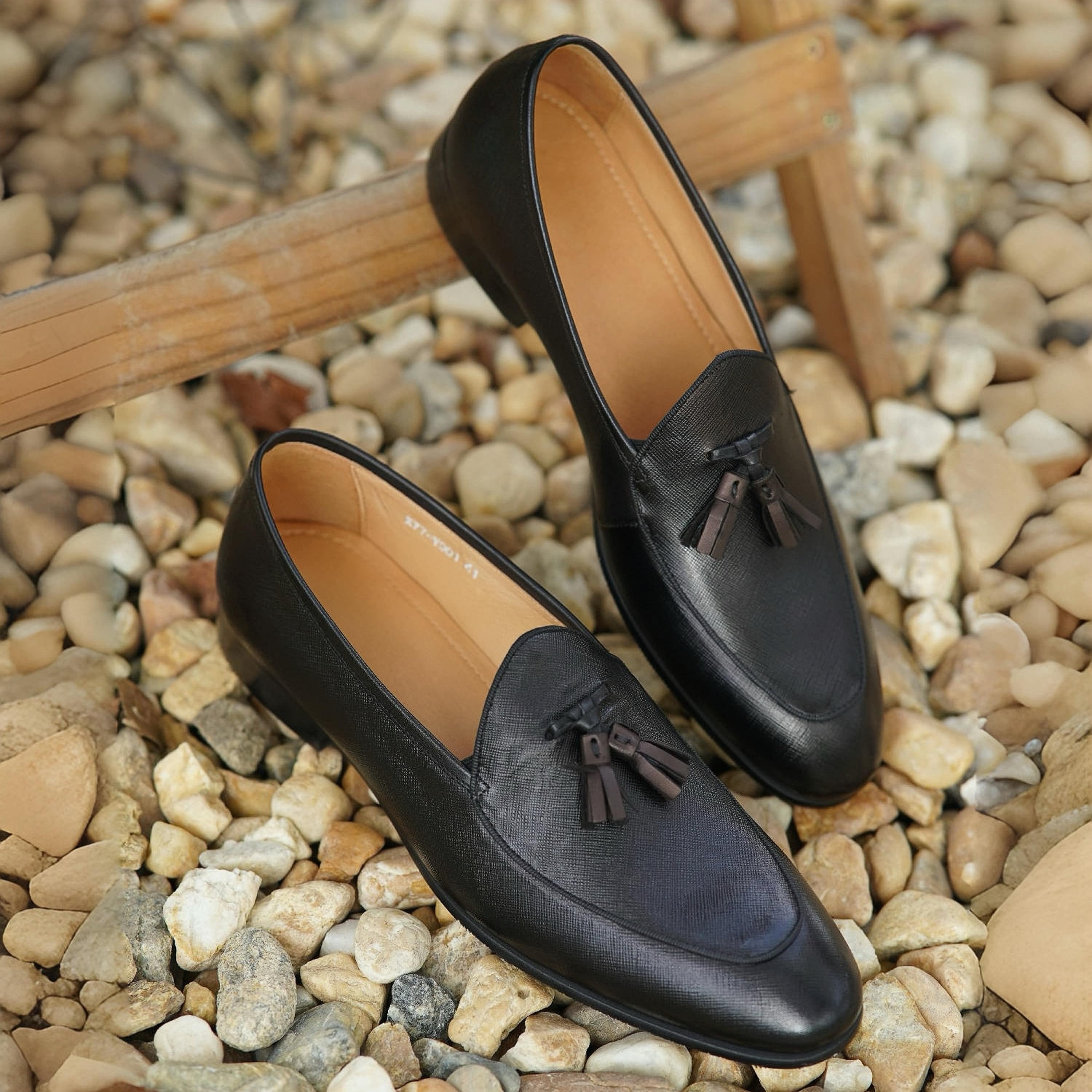 PAKERBONT Tassel Loafers Men's Casual Leather Shoes X77-P901