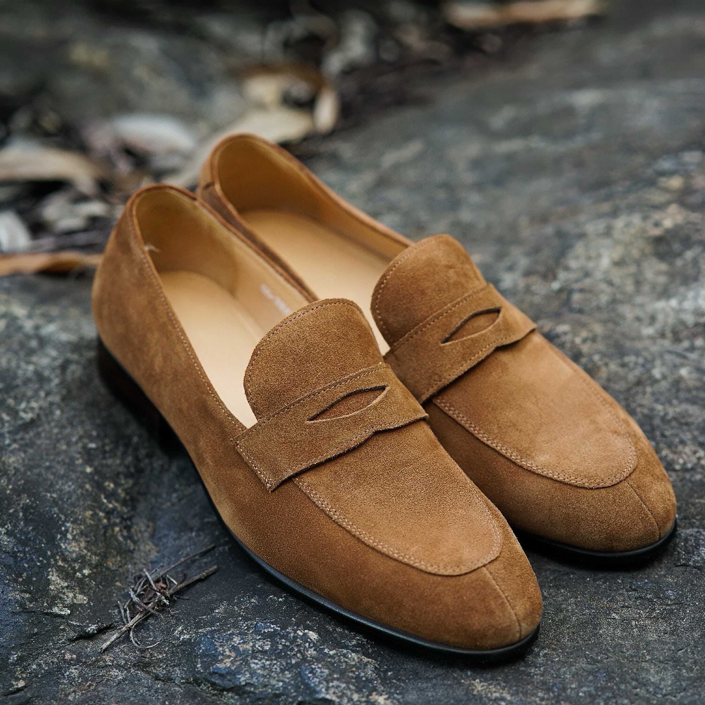 PAKERBONT Brown Penny Loafers Men's Casual Leather Shoes L8-JH903