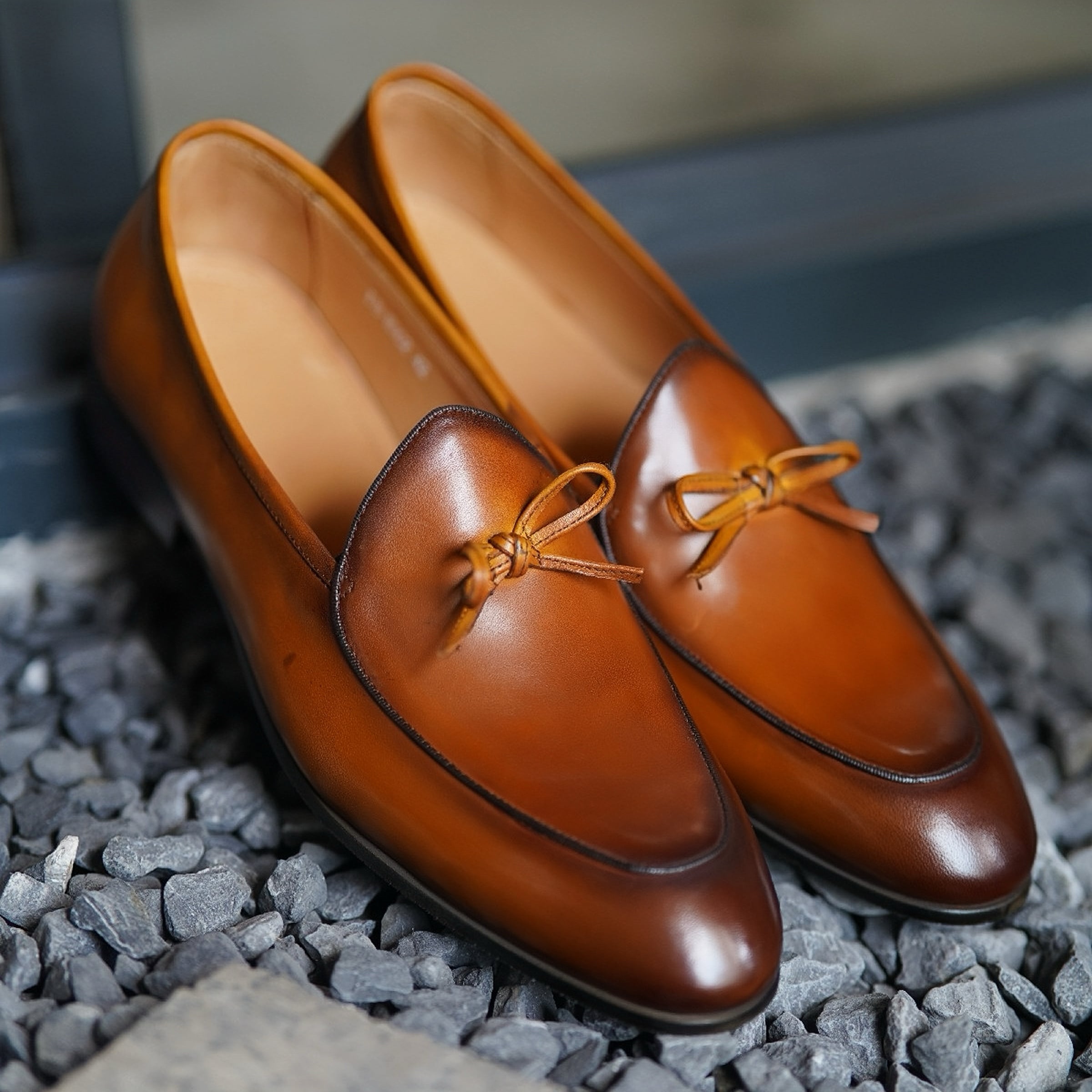 PAKERBONT Brown Tassel Loafers Men's Casual Wedding Leather Shoes F8-H902