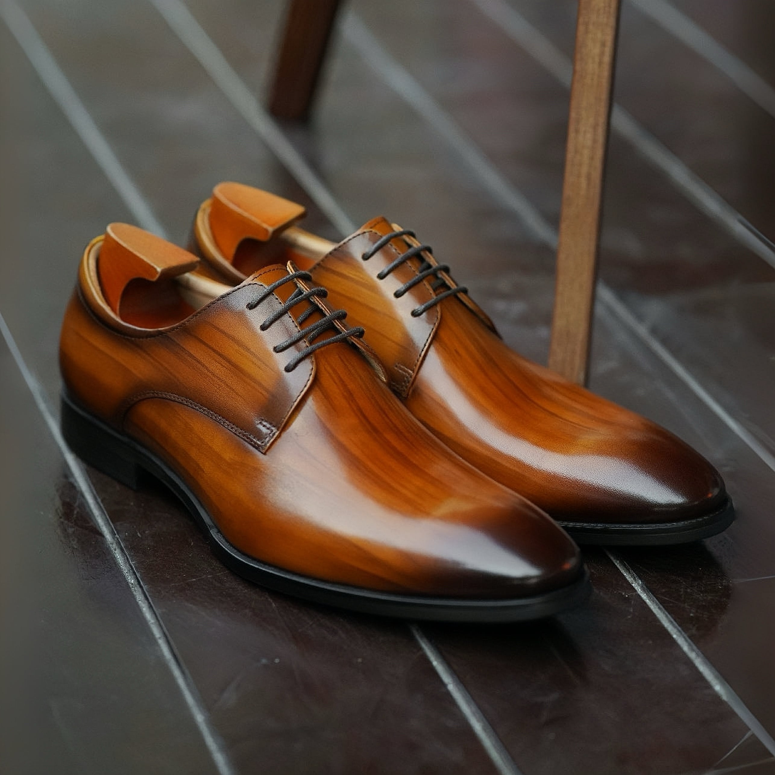 PAKERBONT Classic Original Leather Men's Genuine Handmade Shoes F-36601