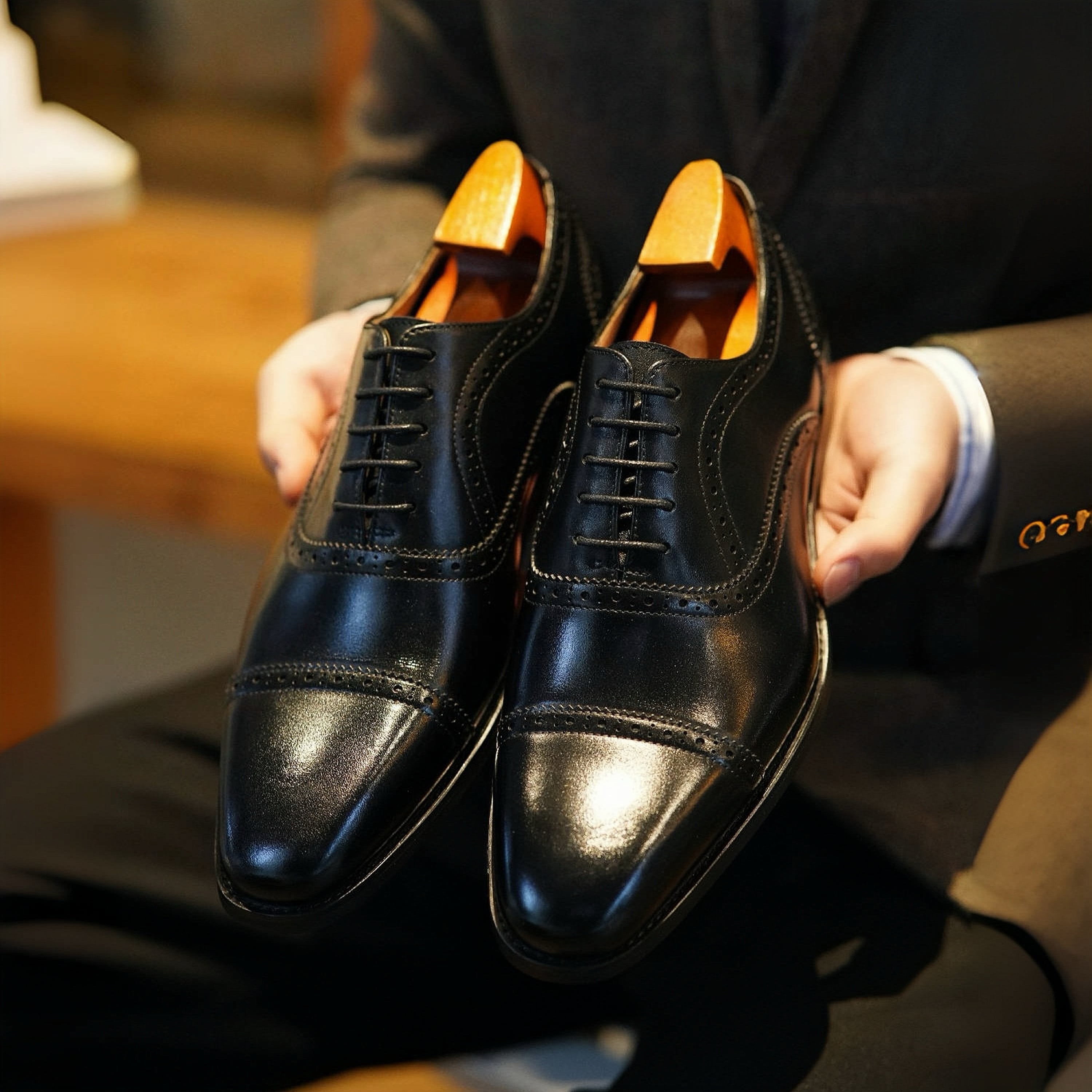 PAKERBONT Brogue Classic Men's Original Handmade Leather Shoes F-863C