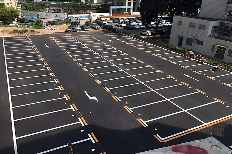 Designing Efficient Parking Lots with Typical Parking Space Size in Mind