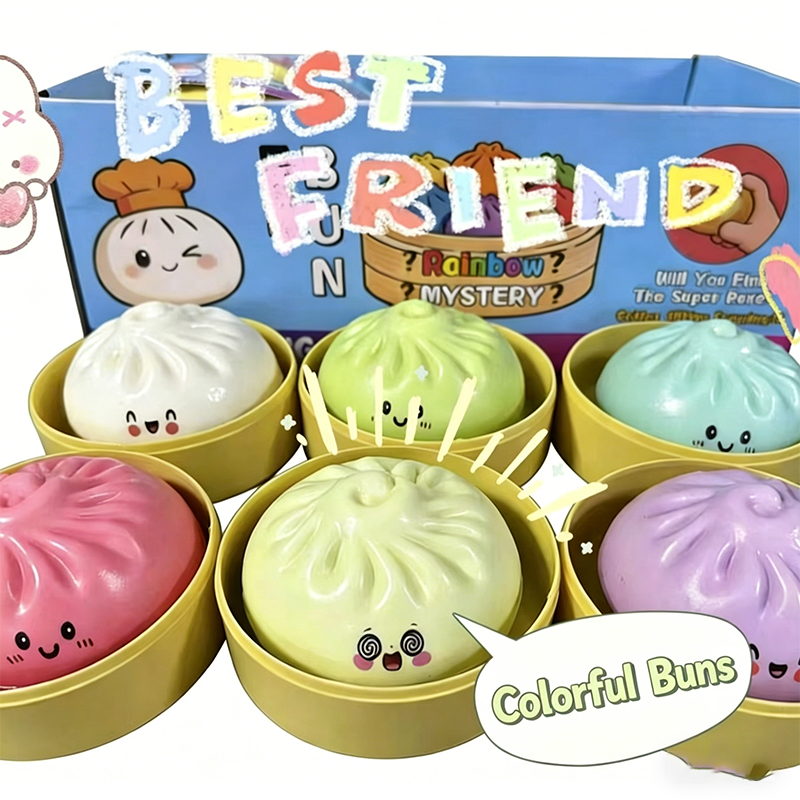 New Colorful Baozi Slow-Rebound Toy