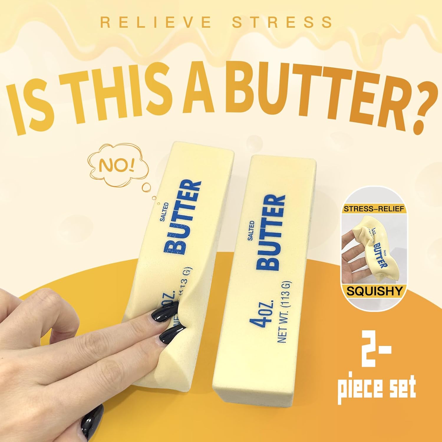 Slow Rising Squishy Butter Stick