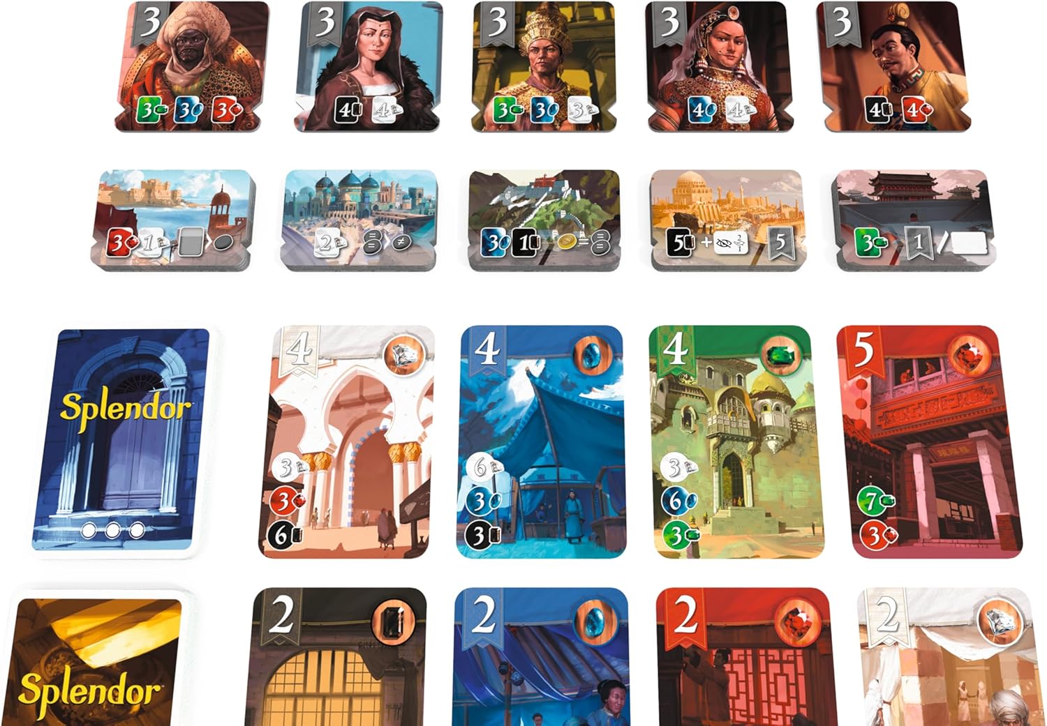 Asmodee Splendor: The Silk Road Expansion Board Game | Requires Splendor Base Game. Adds Silk Road and Orient expansion modules