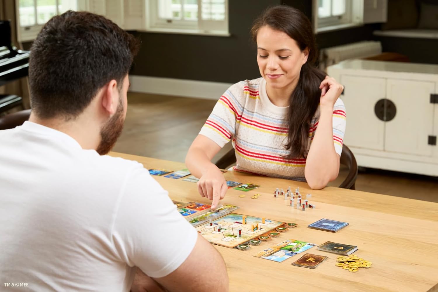 Asmodee The Lord of The Rings: Duel for Middle-Earth Board Game - Epic Strategy Game of Power and Conquest for Kids and Adults