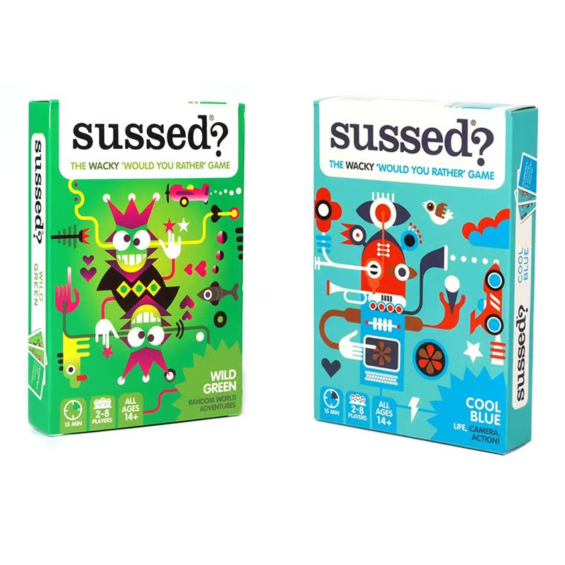 SUSSED The Wacky ‘What Would You Do?’ Social Card Game 