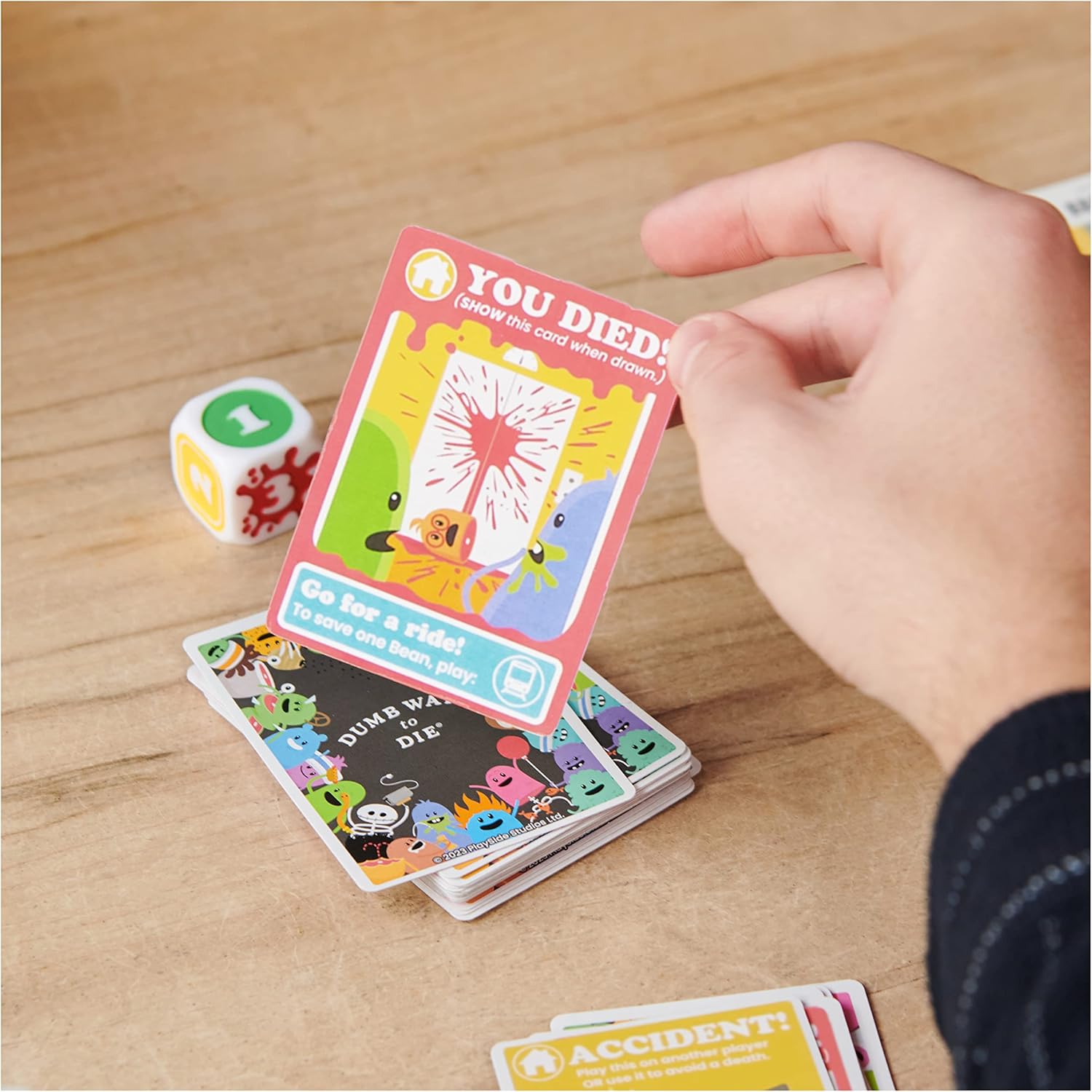 Spin Master Games Dumb Ways to Die Survival Strategy Party Card Game