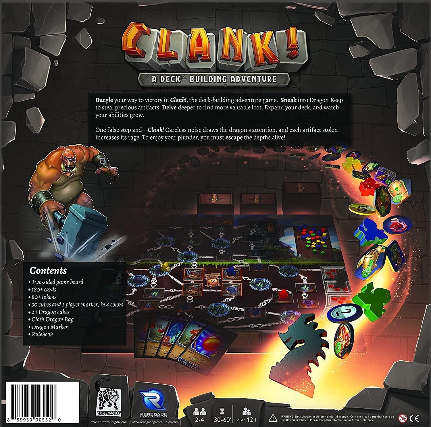 Renegade Game Studios Clank! A Deck Building Adventure! 156 Months to 1200 Months