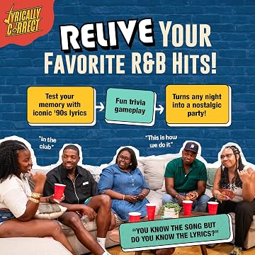  Lyrically Correct '90s R&B Expansion Pack – 80 Additional Trivia Cards | 80 Additional '90s R&B Trivia Cards