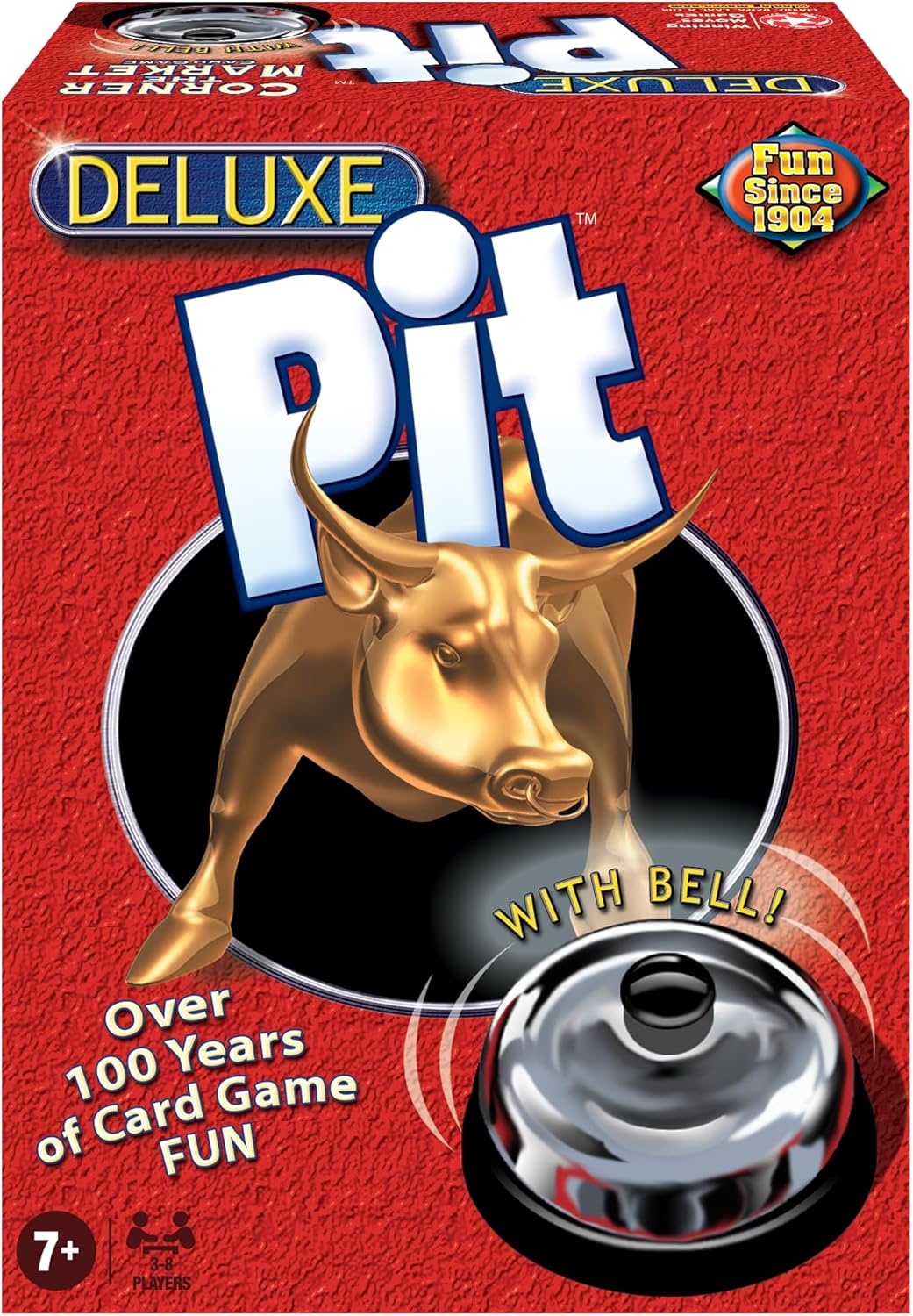 Deluxe Pit, Classic Frantic Trading Card Game, by Winning Moves Games USA | Loud and Raucous, 3 to 8 Players, Ages 7+