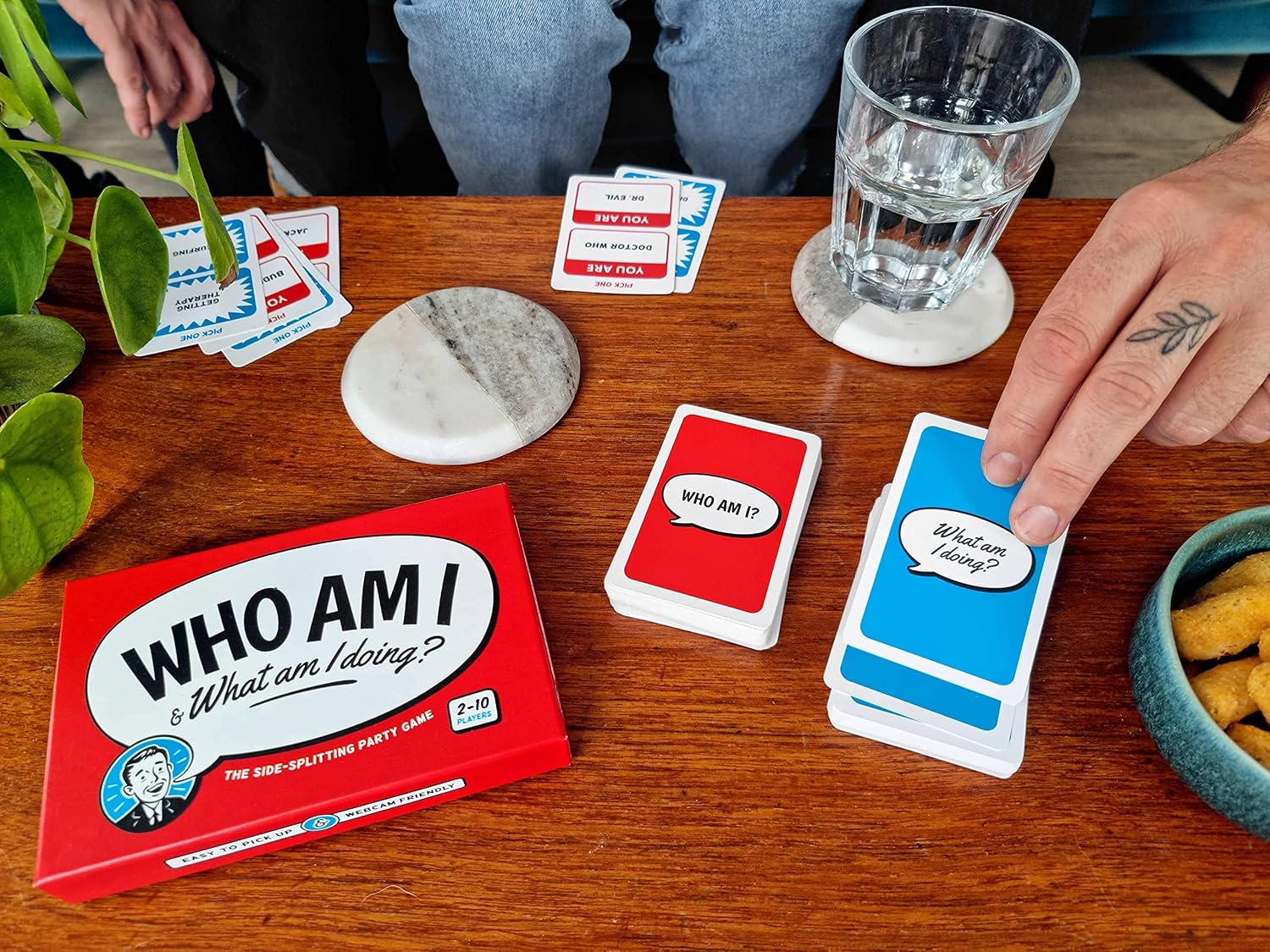 Who Am I (& What Am I Doing?) - 2-10 Player Funny Impressions Game for Adults & Teens (14+)