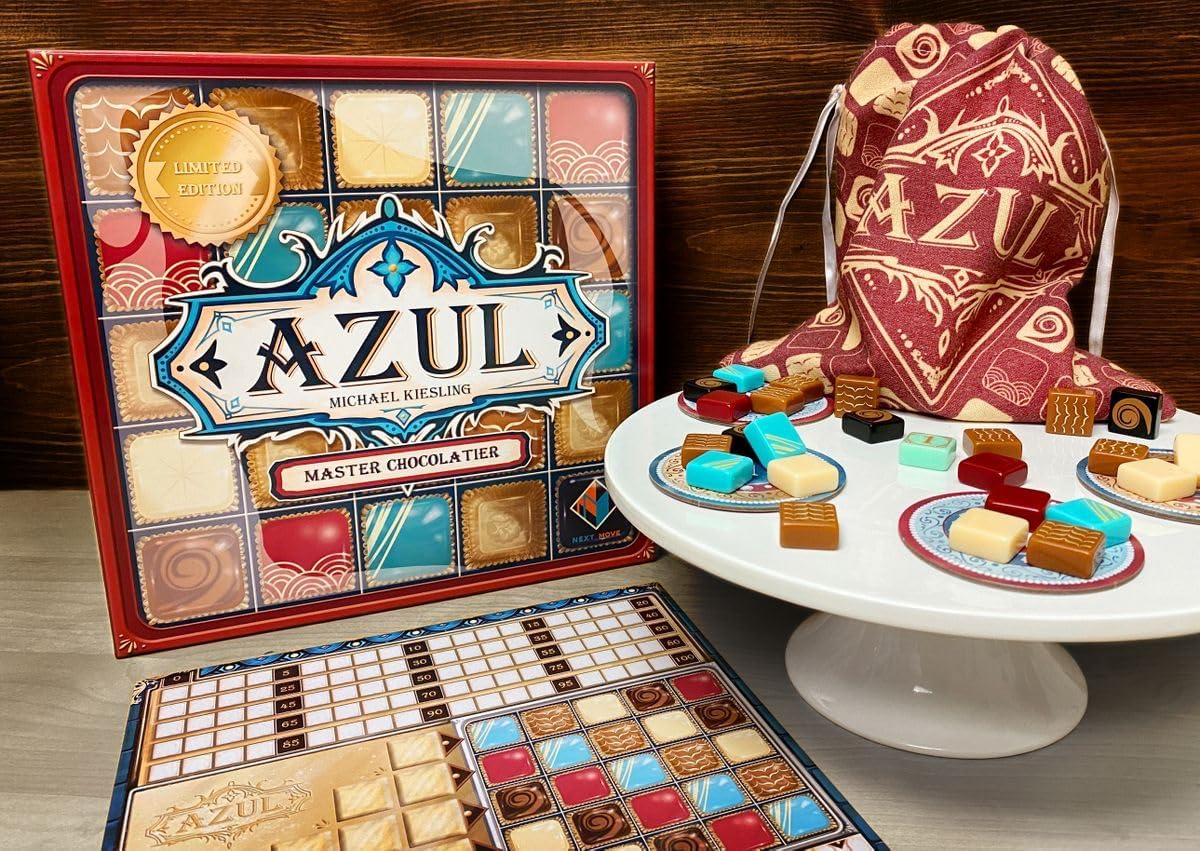 Asmodee Azul Master Chocolatier Board Game - Craft the Ultimate Chocolate Selection, Tile-Placement Strategy Game for Kids & Adults
