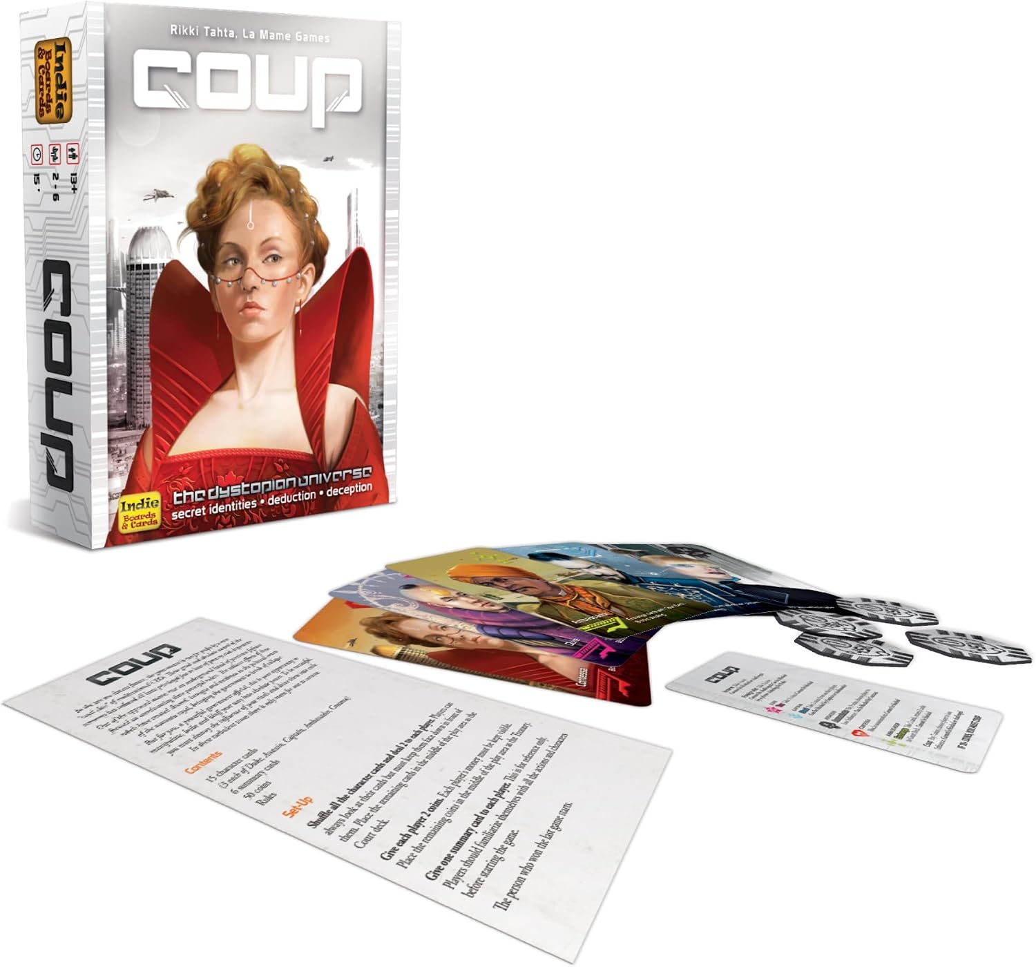 Indie Boards & Cards Coup Card Game