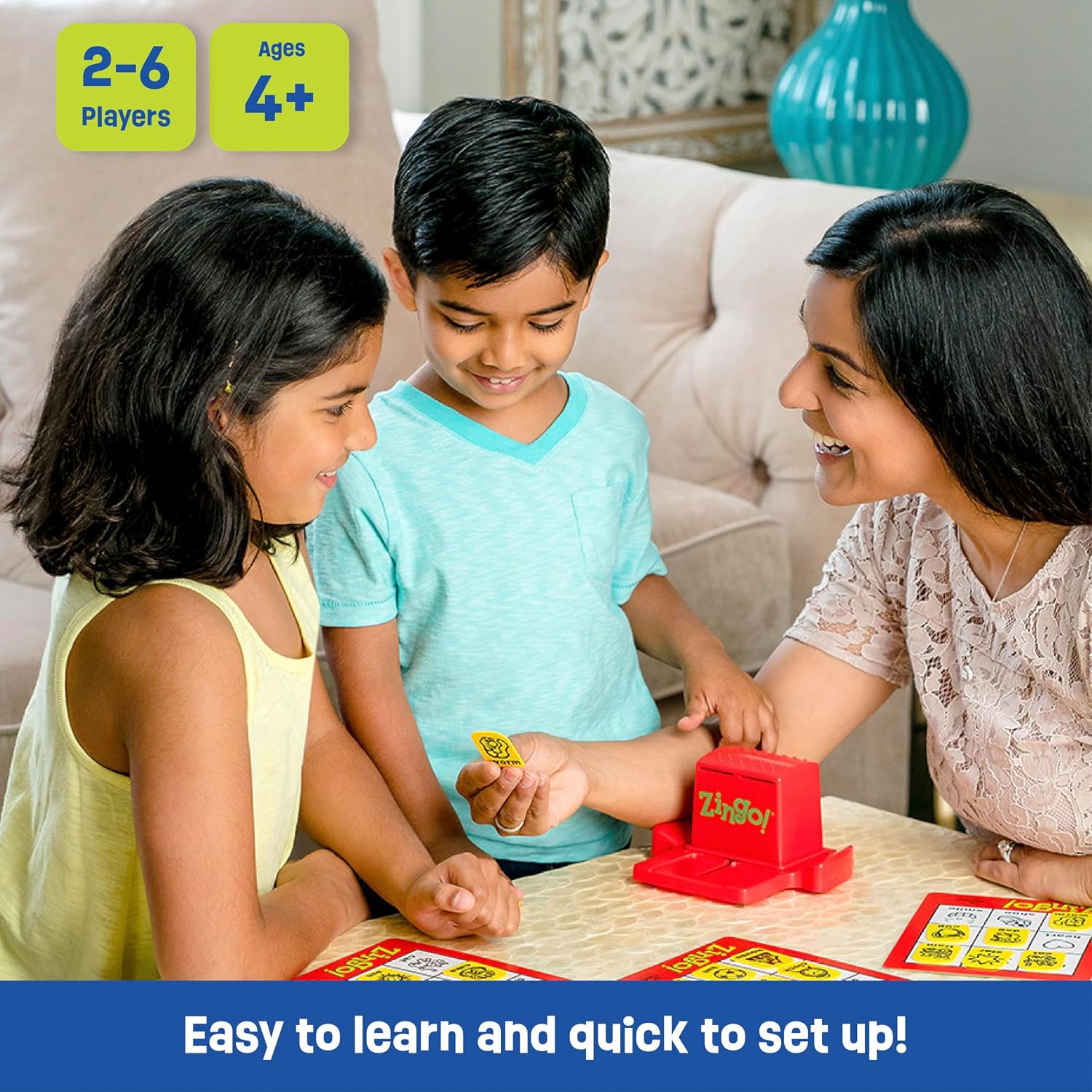 ThinkFun Zingo Bingo Award Winning Preschool Game for Pre-Readers and Early Readers