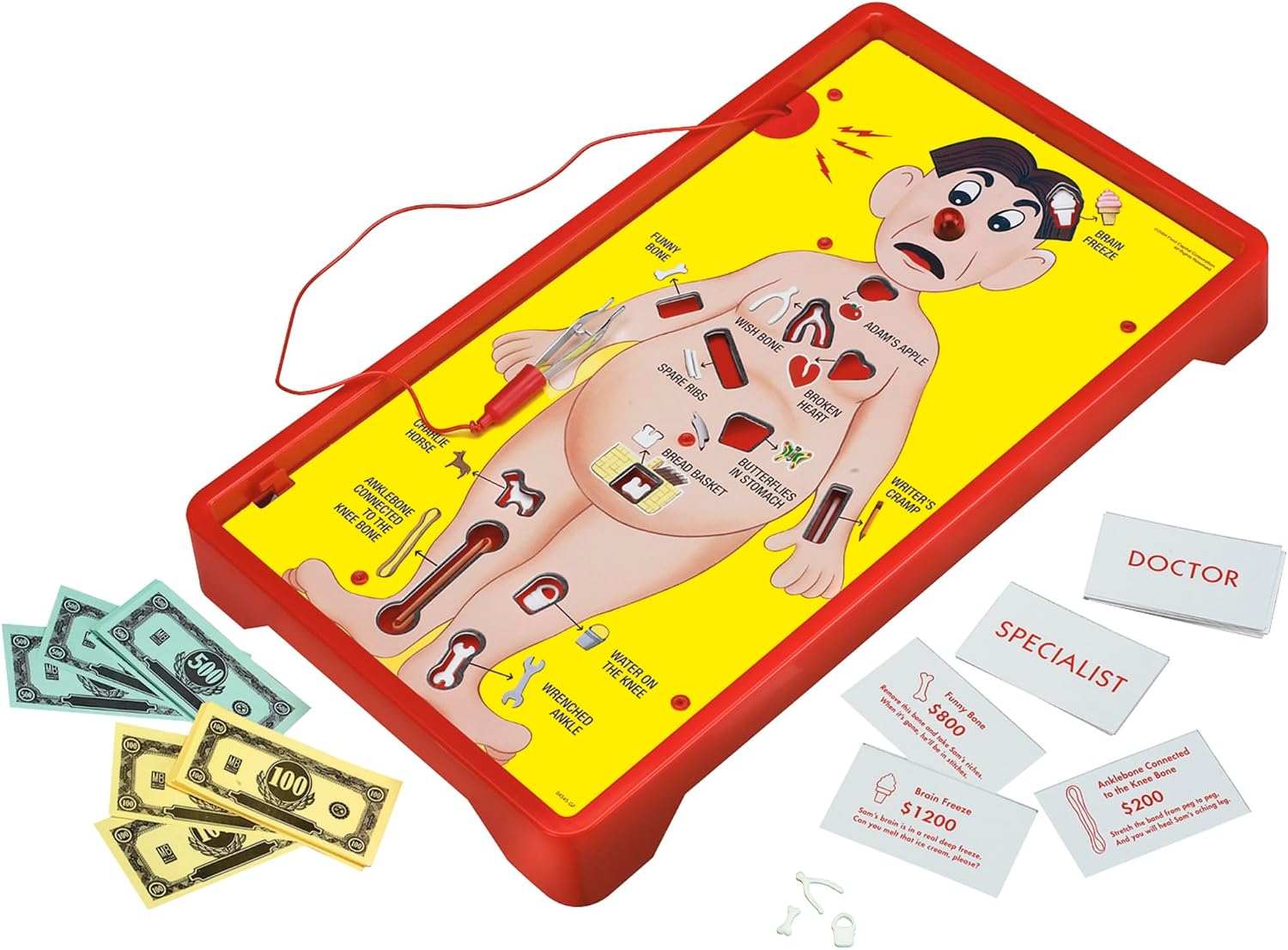 Operation Electronic Board Game, Family Games for Kids Ages 6+, Kids Board Games for 1+ Players, Funny Games for Kids, Easter Gifts for Boys and Girls (Amazon Exclusive)