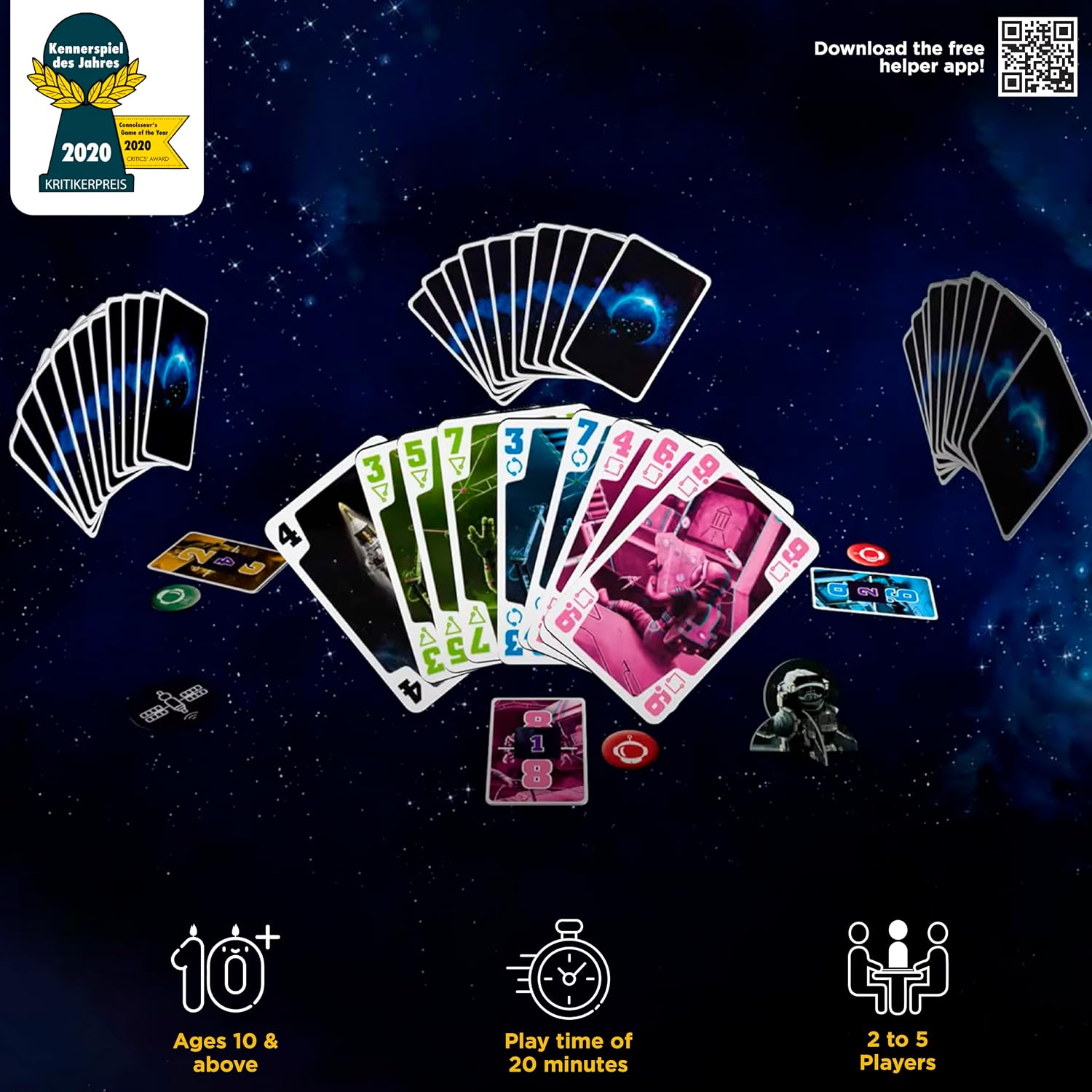 Thames & Kosmos The Crew - Quest for Planet Nine | Card Game | Kennerspiel des Jahres Winner