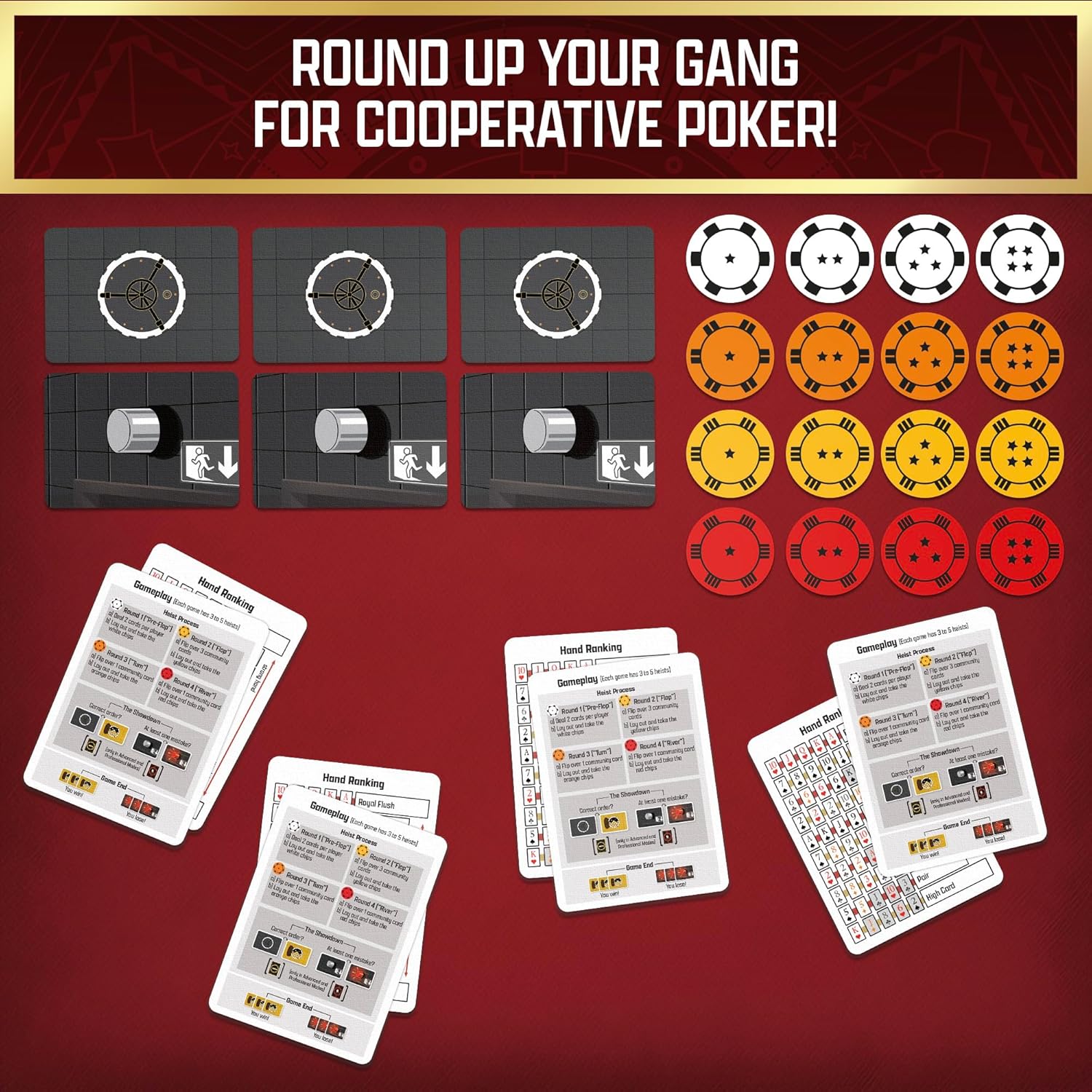 Thames & Kosmos The Gang — Cooperative Poker Card Game